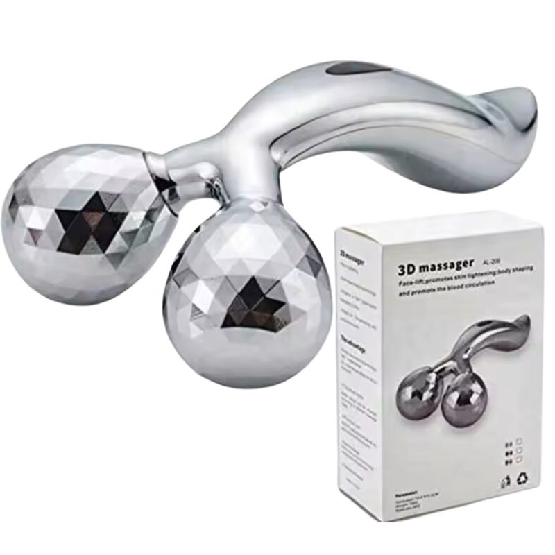 GENERICO - Masajeador 3D Facial Corporal Rotación 360º Reduce Arrugas LBJ-206