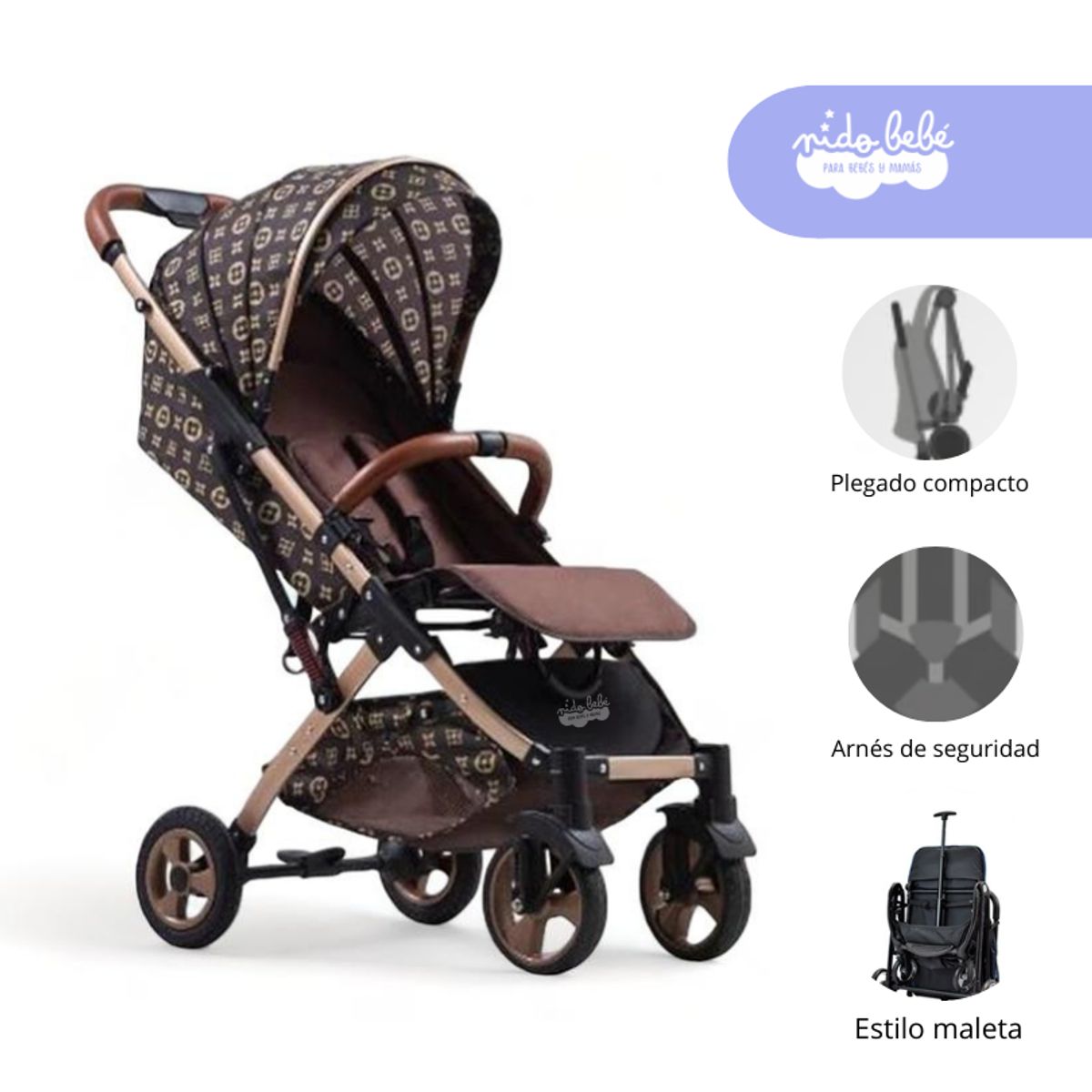 GENERICO - Coche Maleta  modelo Star Lv color Negro