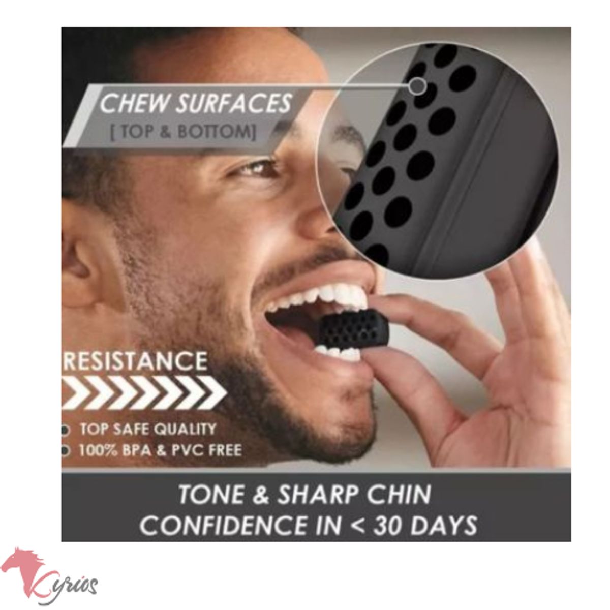 GENERICO - Ejercitador de Mandíbula Azul