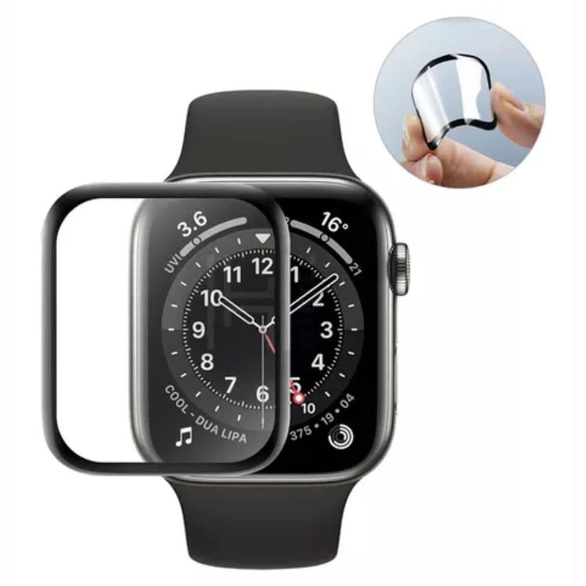 GENERICO - Protector de Pantalla Para Apple Watch 45mm - Ceramica