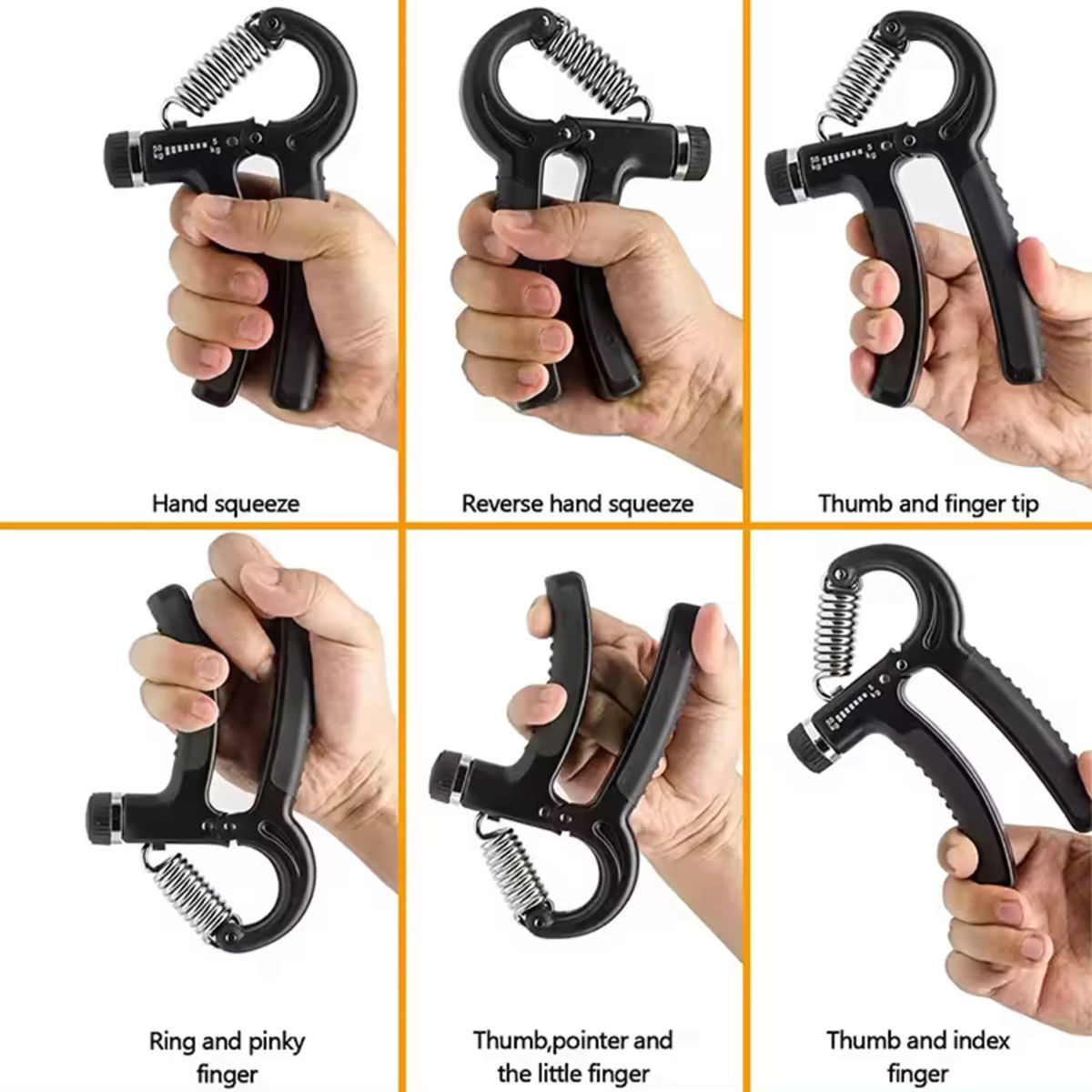 GENERICO - Hand Grip de resistencia 60 kg  Ejercitador de manos