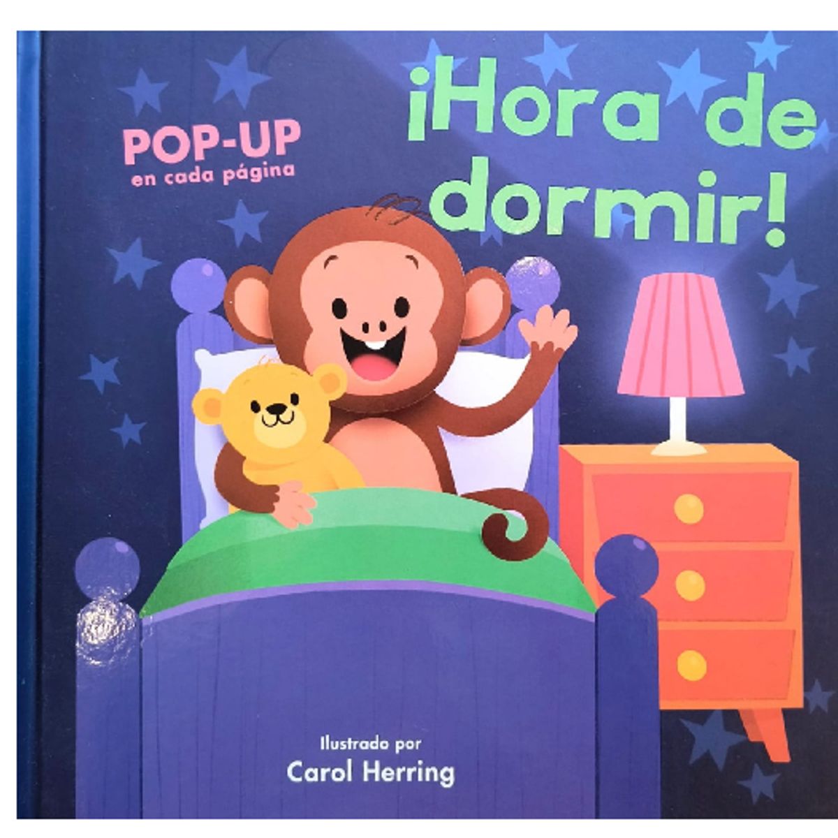 GENERICO - Libro Infantil para ir a Dormir Hora de Dormir Pop Up