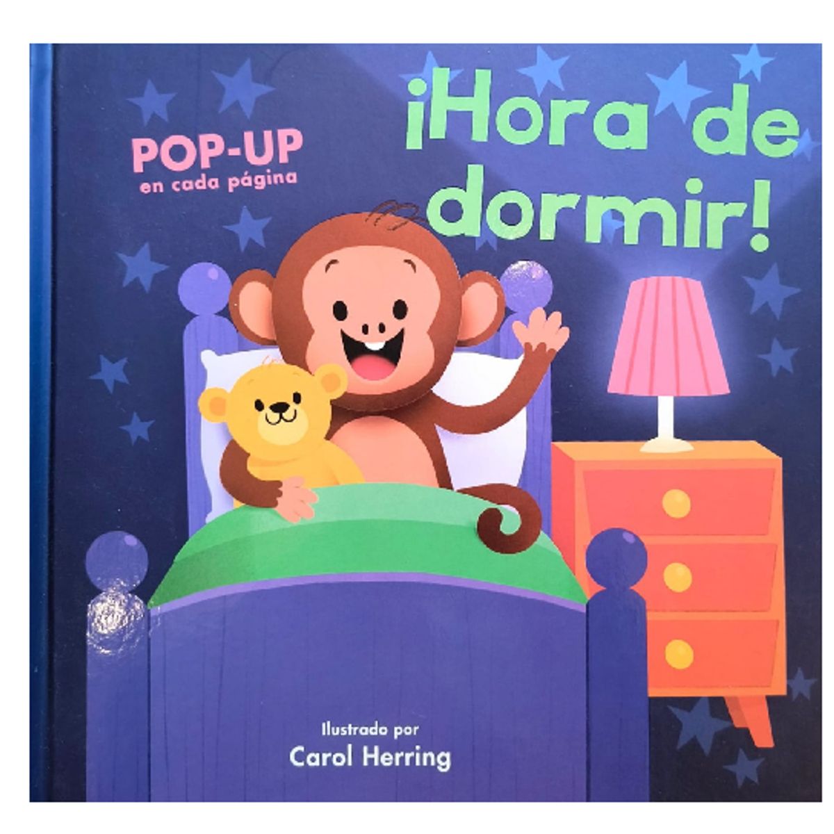 GENERICO - Libro Infantil para ir a Dormir Hora de Dormir Pop Up