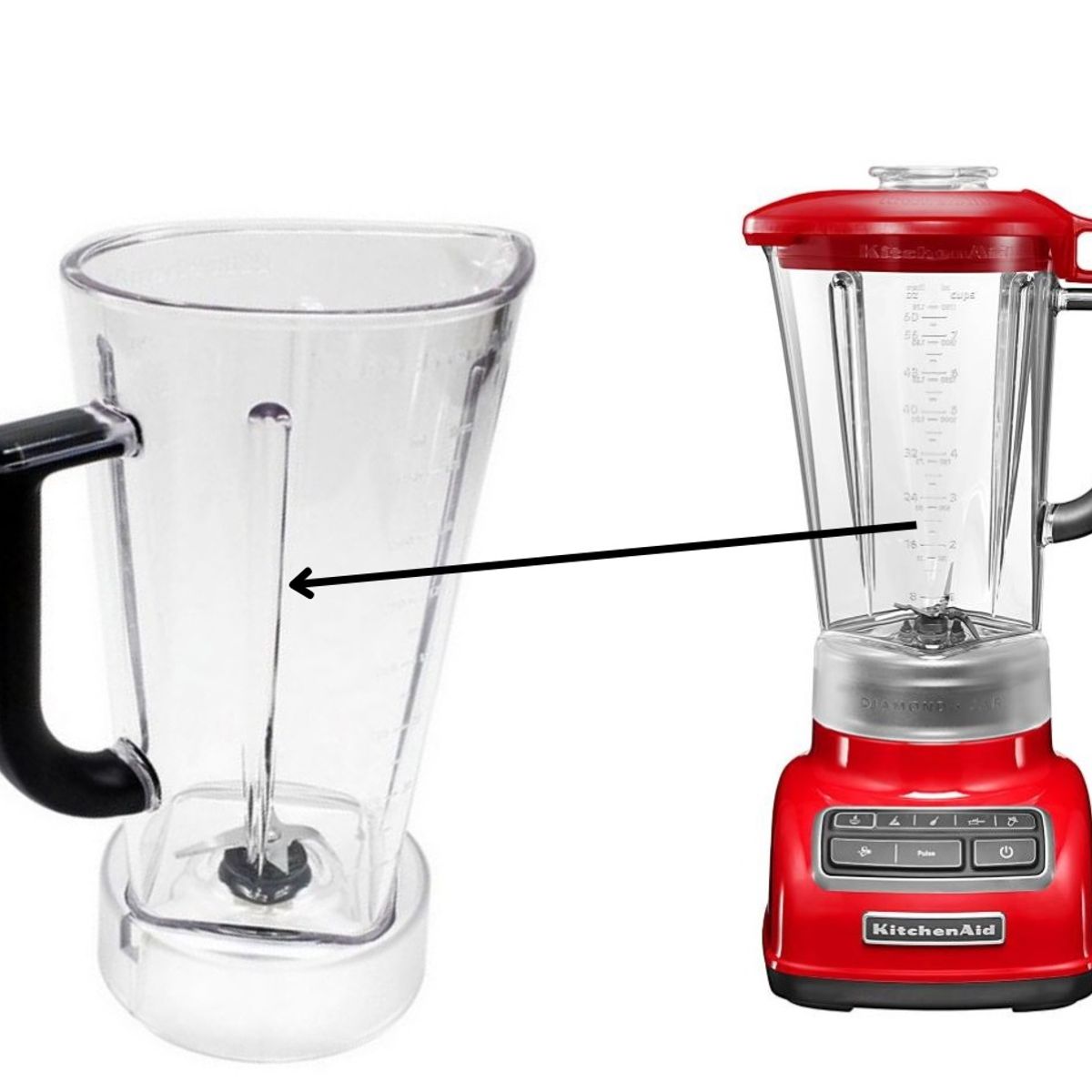 KITCHENAID - Jarra para Licuadora KitchenAid Diamond W10514321