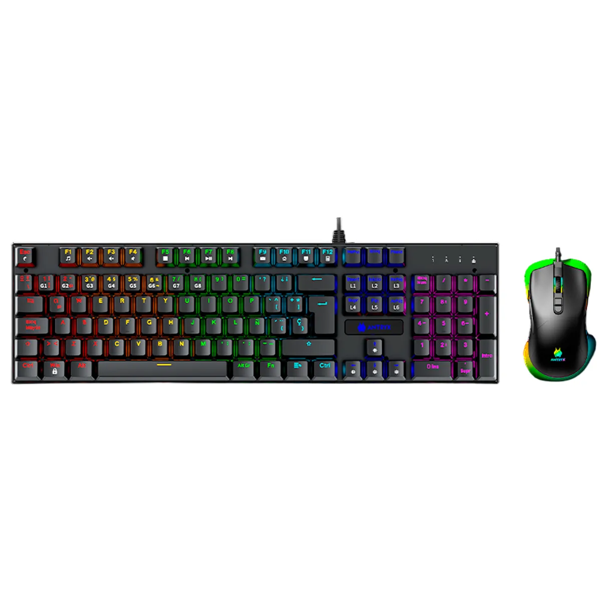 ANTRYX - Combo Gaming Antryx Teclado Mecánico + Mouse GC-3100