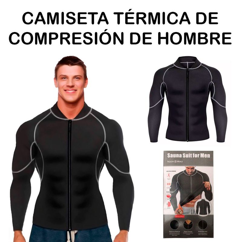 GENERICO - Camiseta Térmica de Compresión de Hombre