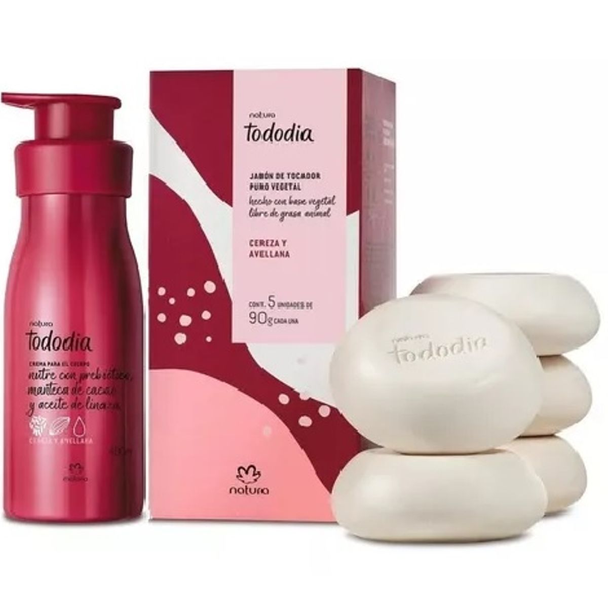 NATURA - KIT TODODÍA CEREZA Y AVELLANA