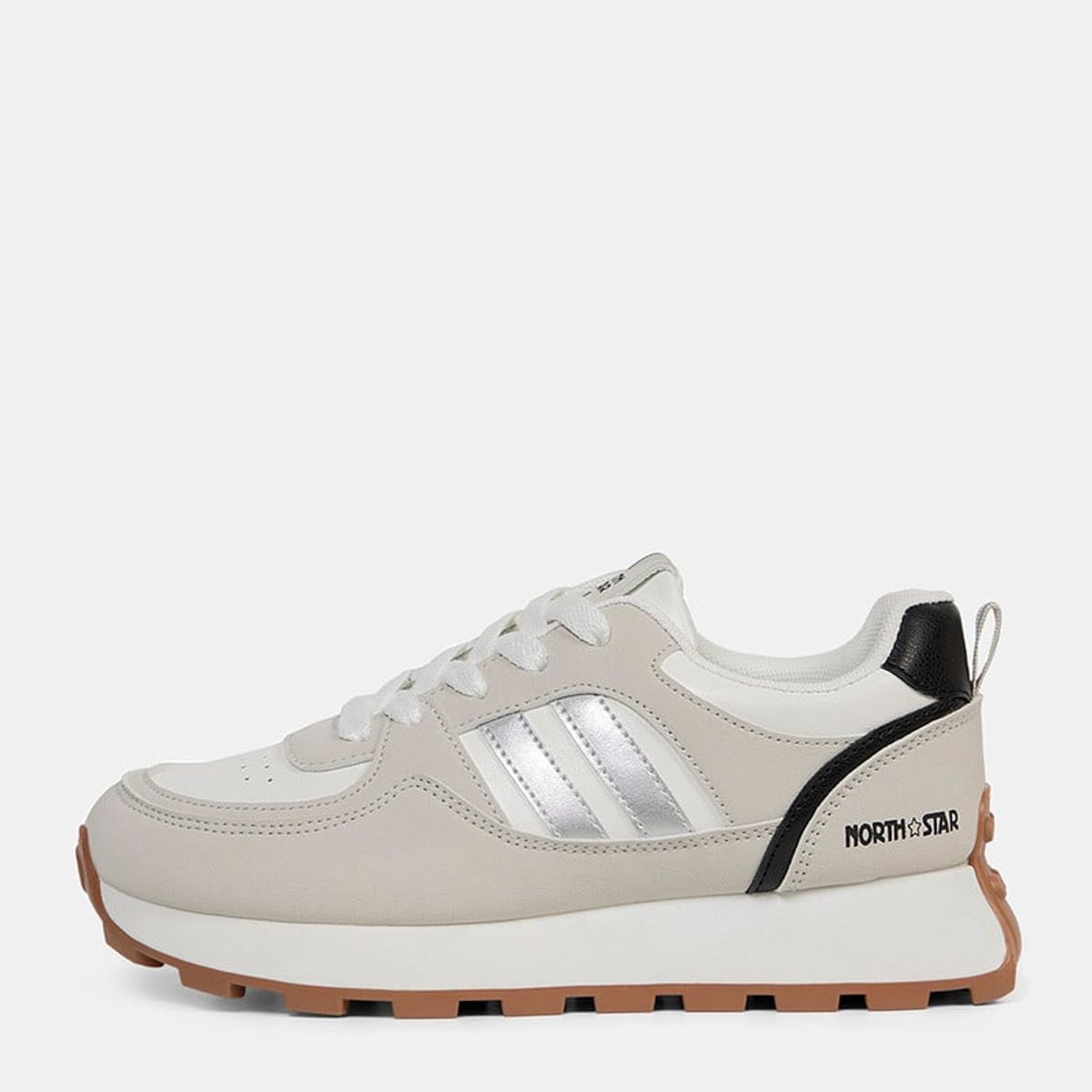 NORTH STAR - Zapatillas Urbanas Silvana Gris North Star Mujer