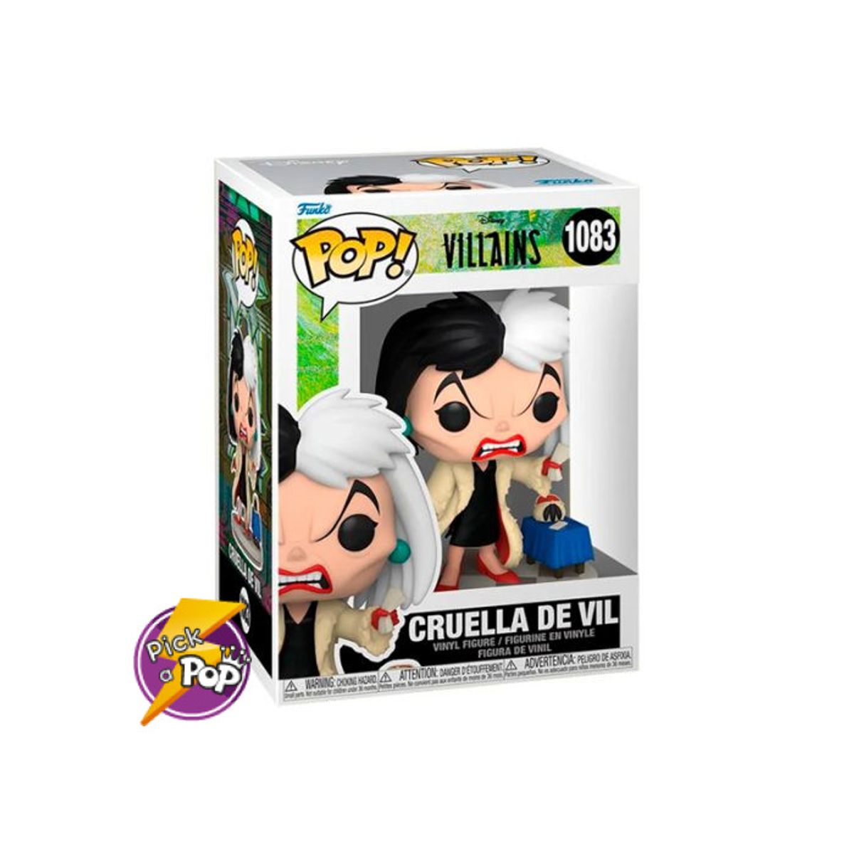 FUNKO - CRUELLA DE VIL VILLANOS DISNEY 1083