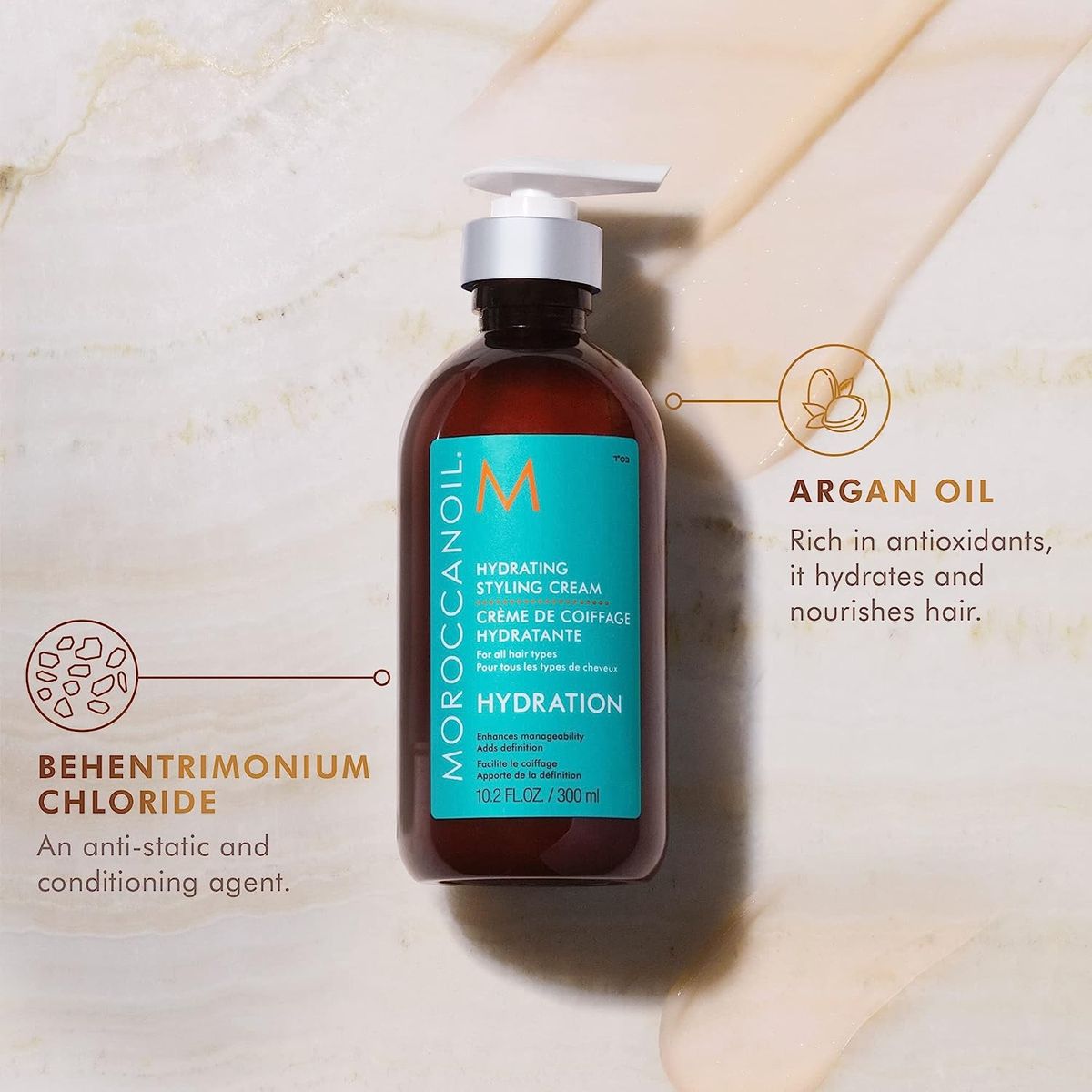 MOROCCANOIL - Crema Hidratante para Peinar Moroccanoil Hydration 300ml