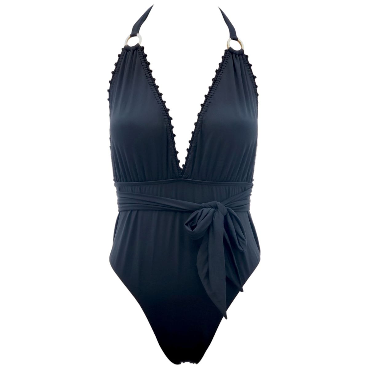 GENERICO - Ropa de Baño Enterizo Mujer Emilia Nativa Color Negro