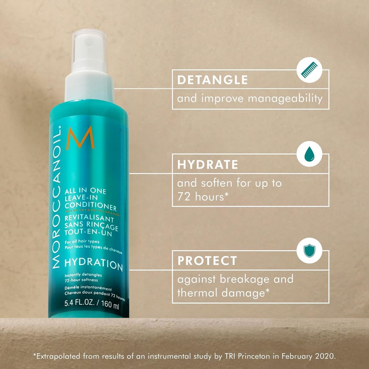 MOROCCANOIL - Spray Sin Enjuague Todo en Uno Moroccanoil Hydration 160ml