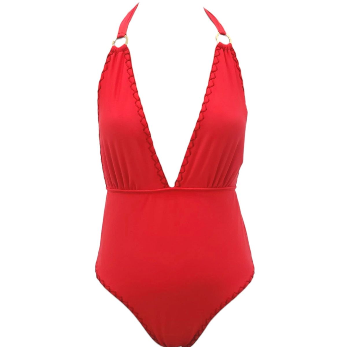 GENERICO - Ropa de Baño Enterizo Mujer Kiara NativaColor Rojo