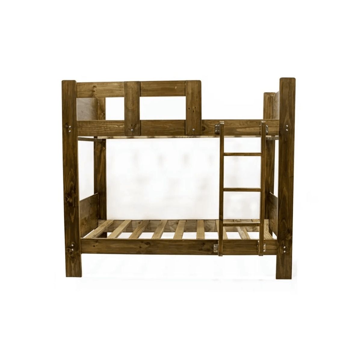 MUEBLES MACRUMO - Camarote 1.5 Plz  Pino de 1.5 x 6 Apanelado+ Acabado Envejecido