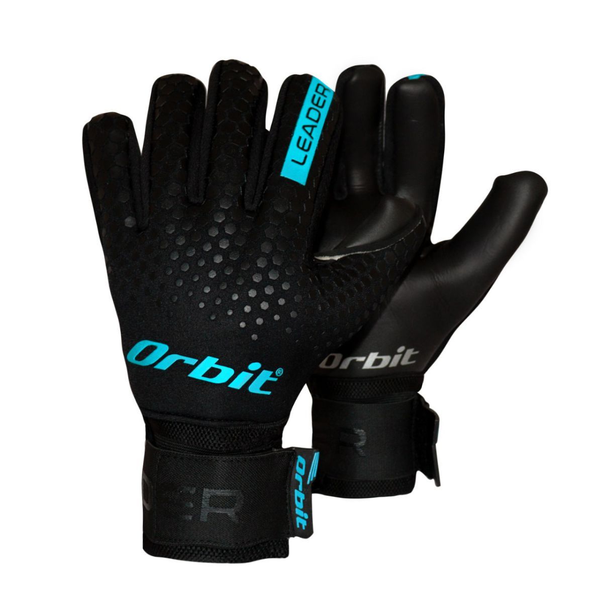 ORBIT - Guantes de Arquero Fútbol Leader Talla 9 Azul