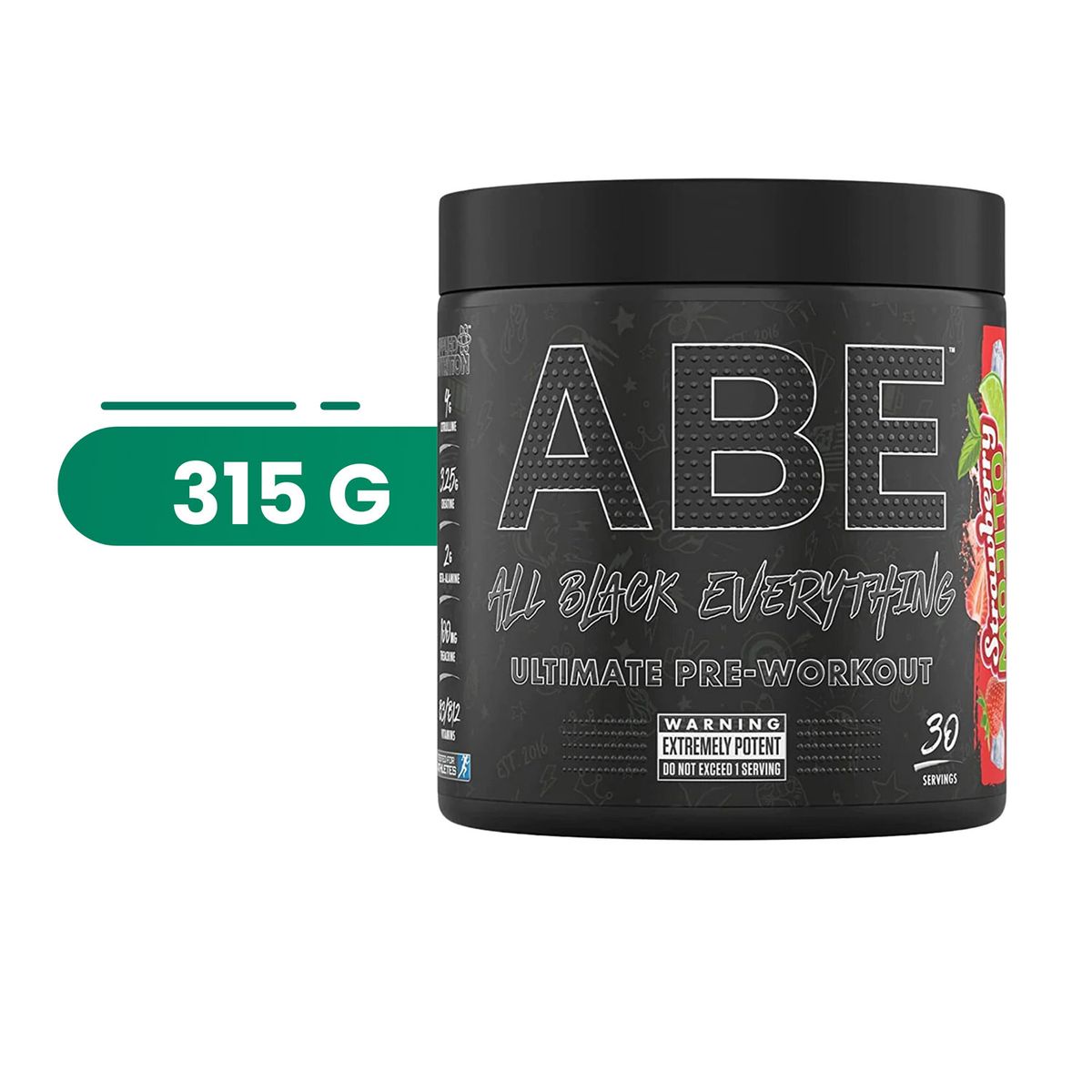 APPLIED NUTRITION - ABE - APPLIED NUTRITION  315 g  30 SERV  PRE ENTRENO MOJITO DE FRESA