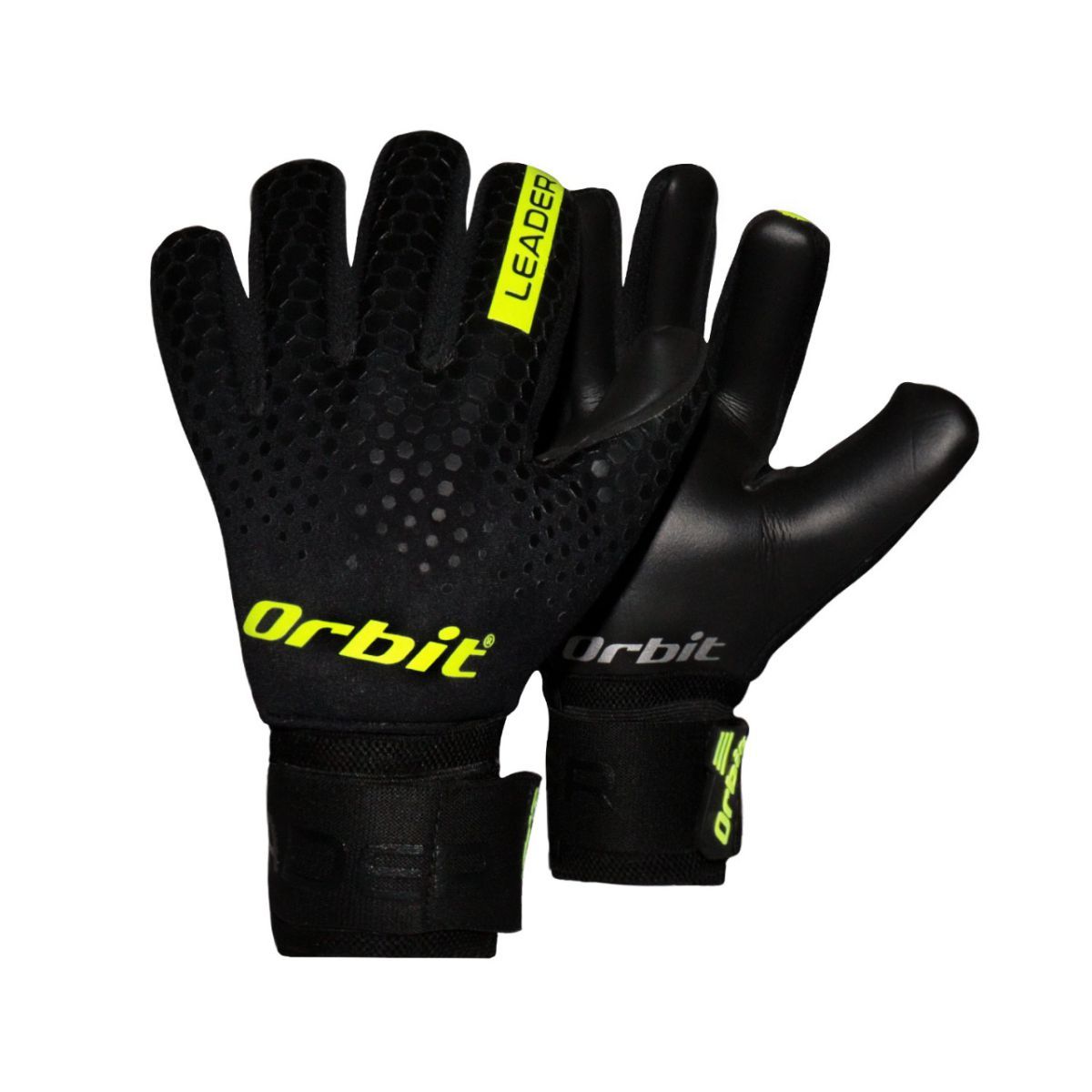 ORBIT - Guantes de Arquero Fútbol Leader Talla 10 Amarillo