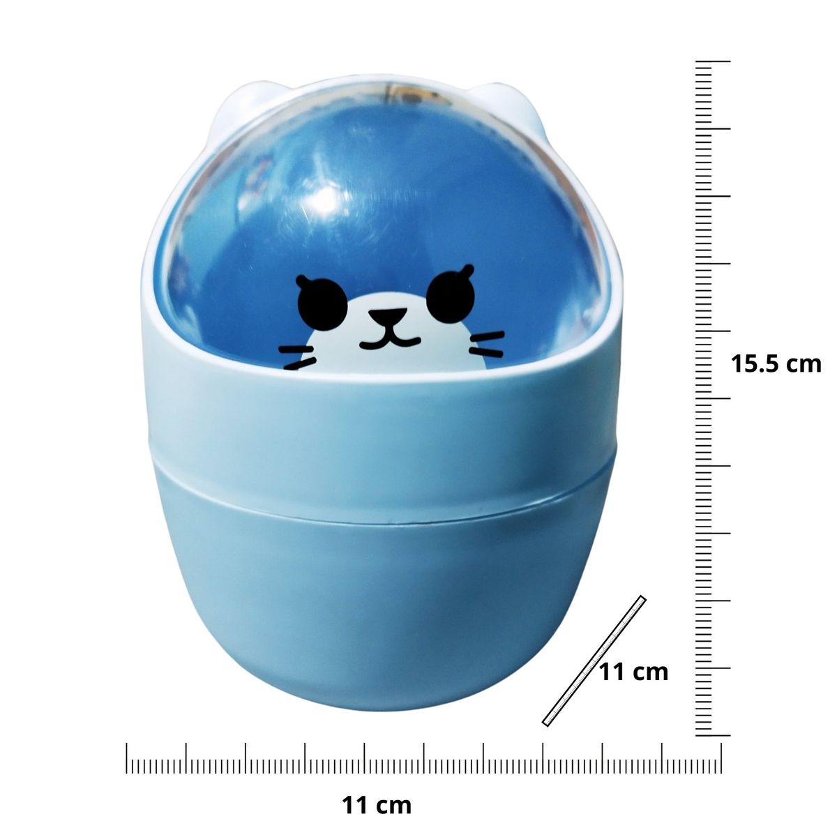 GENERICO - Organizador multiuso tacho kawai azul