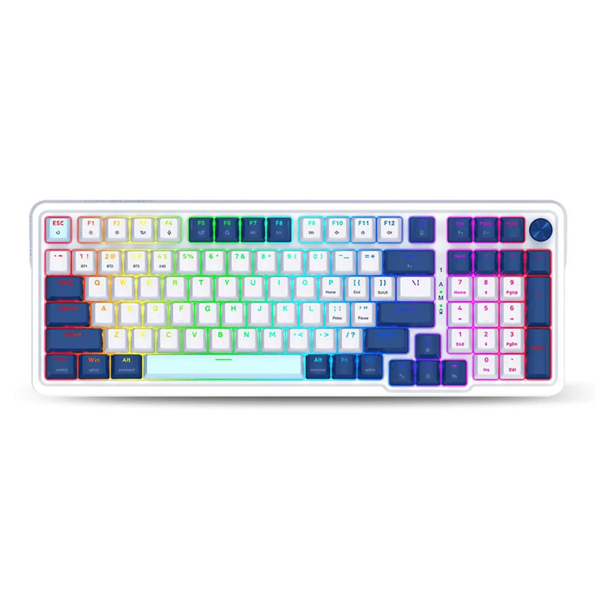 REDRAGON - Teclado Redragon EISA K686-RGB-PRO Wireless English switche red
