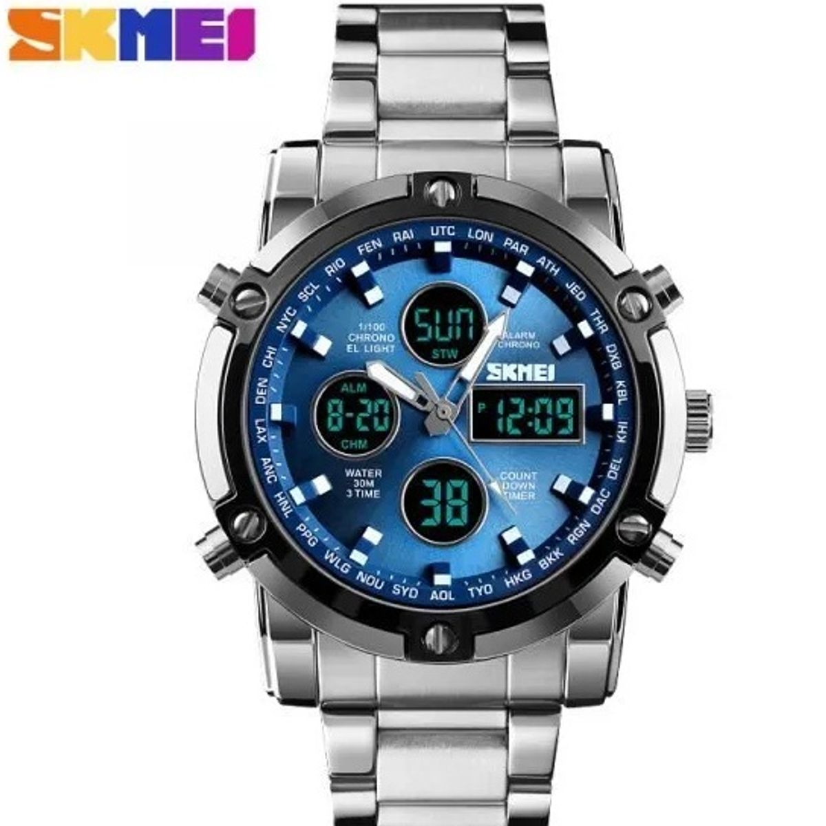 SKMEI - Skmei 1389  Reloj Análogo-Digital  para Hombre