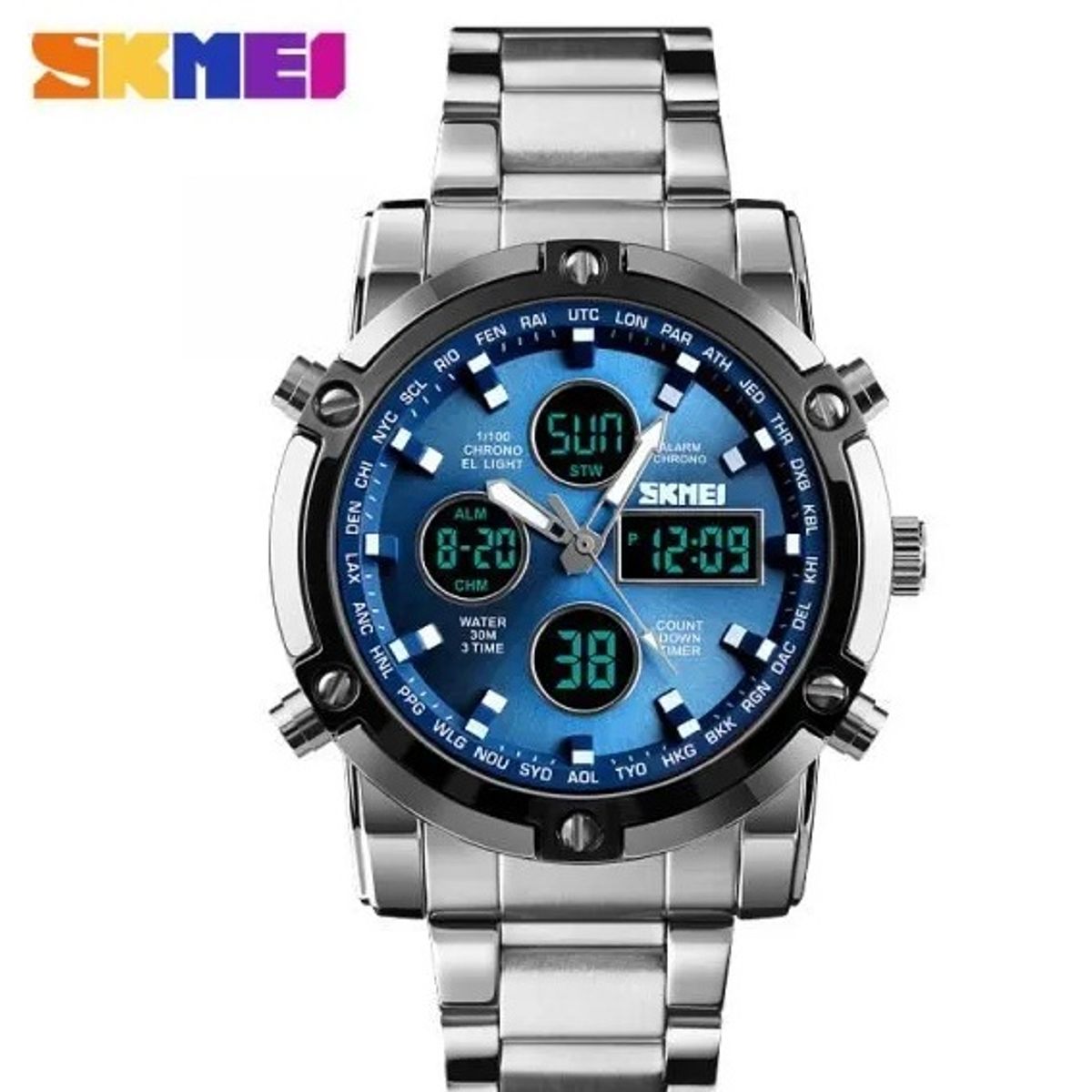 SKMEI - Skmei 1389  Reloj Análogo-Digital  para Hombre