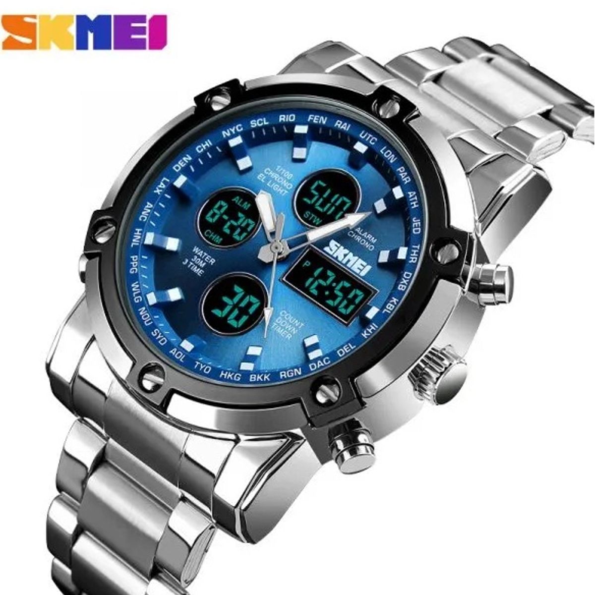 SKMEI - Skmei 1389  Reloj Análogo-Digital  para Hombre