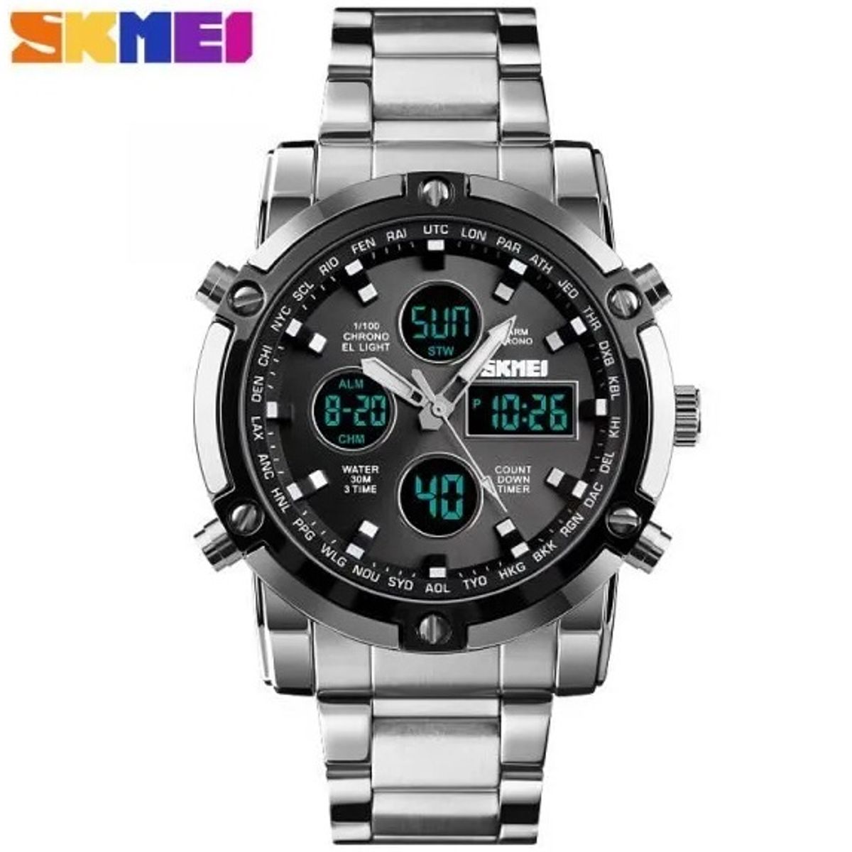 SKMEI - Skmei 1389  Reloj Análogo-Digital  para Hombre