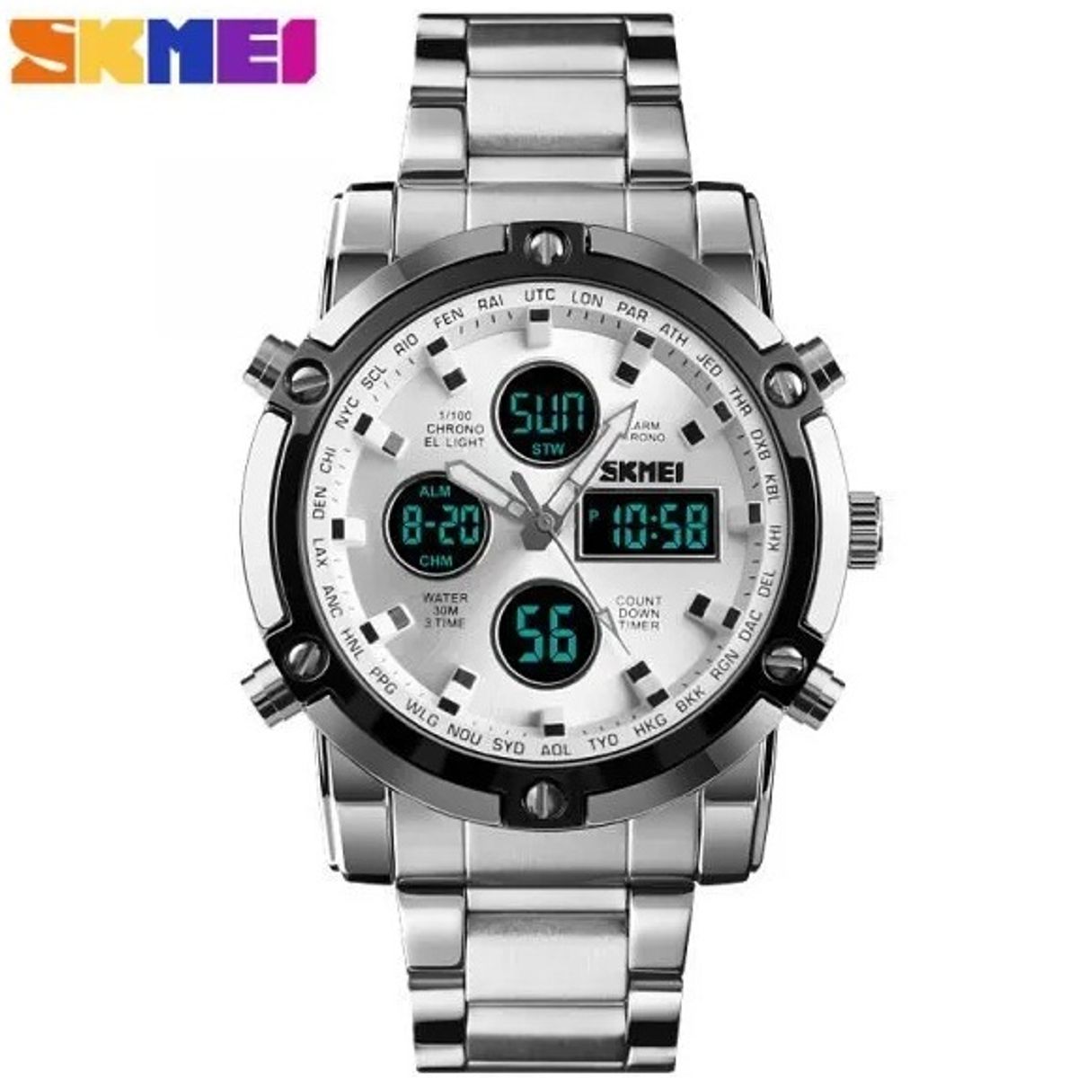 SKMEI - Skmei 1389  Reloj Análogo-Digital  para Hombre