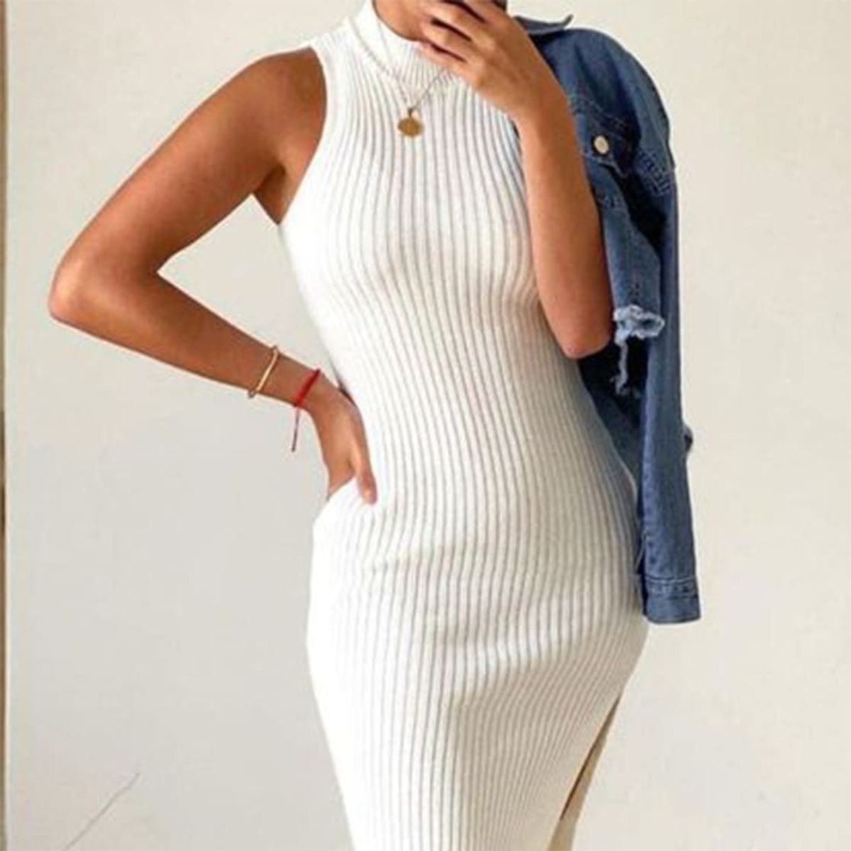 GENERICO - Vestido Elizabeth Sanchez Color Beige.-