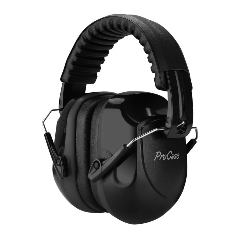 GENERICO - Audifono Antiruido Niños GrandesJovenes Adultos Orejeras 28dB Negro - PROCASE