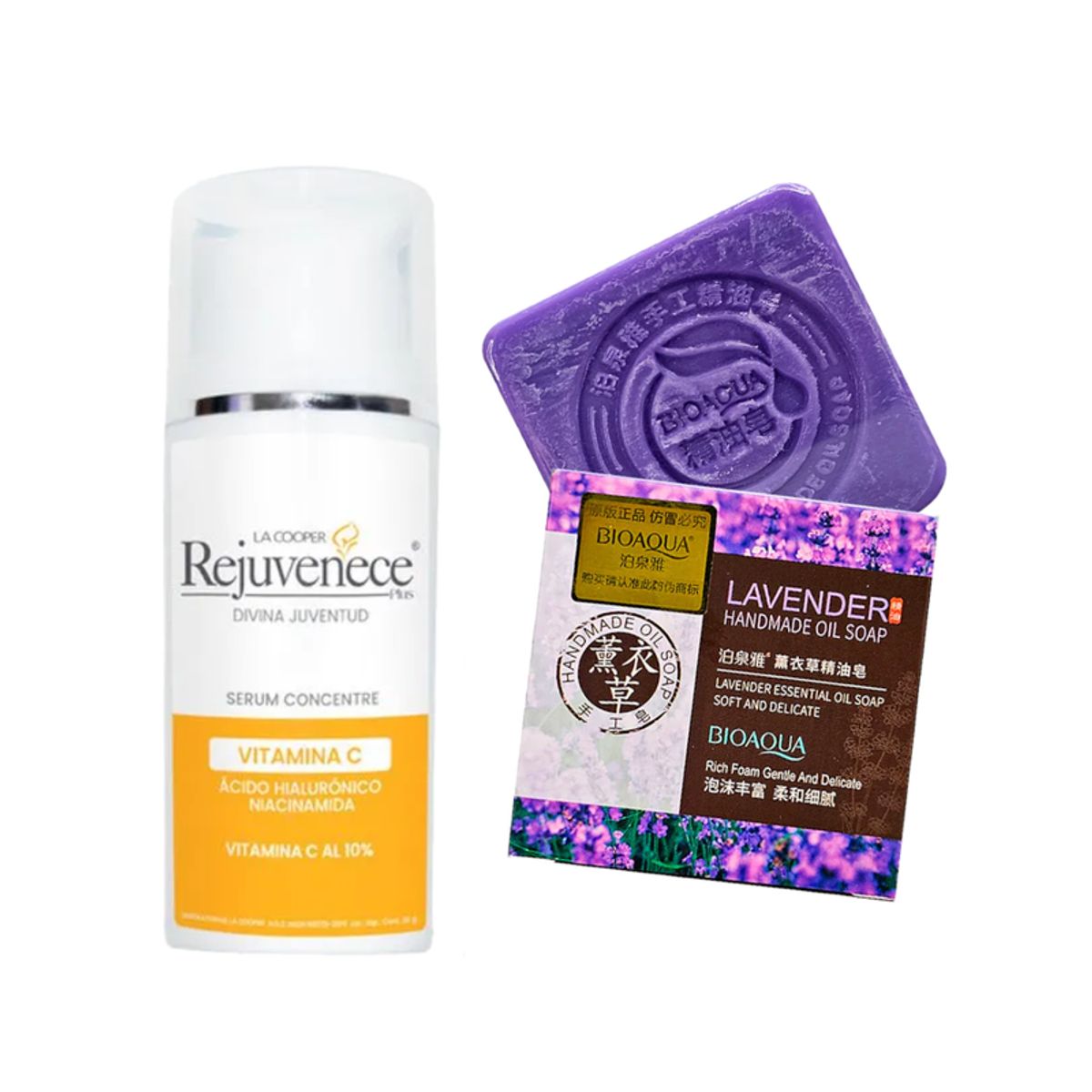 GENERICO - Serum Facial Concentre Vitamina C + Jabón Natural con Lavanda