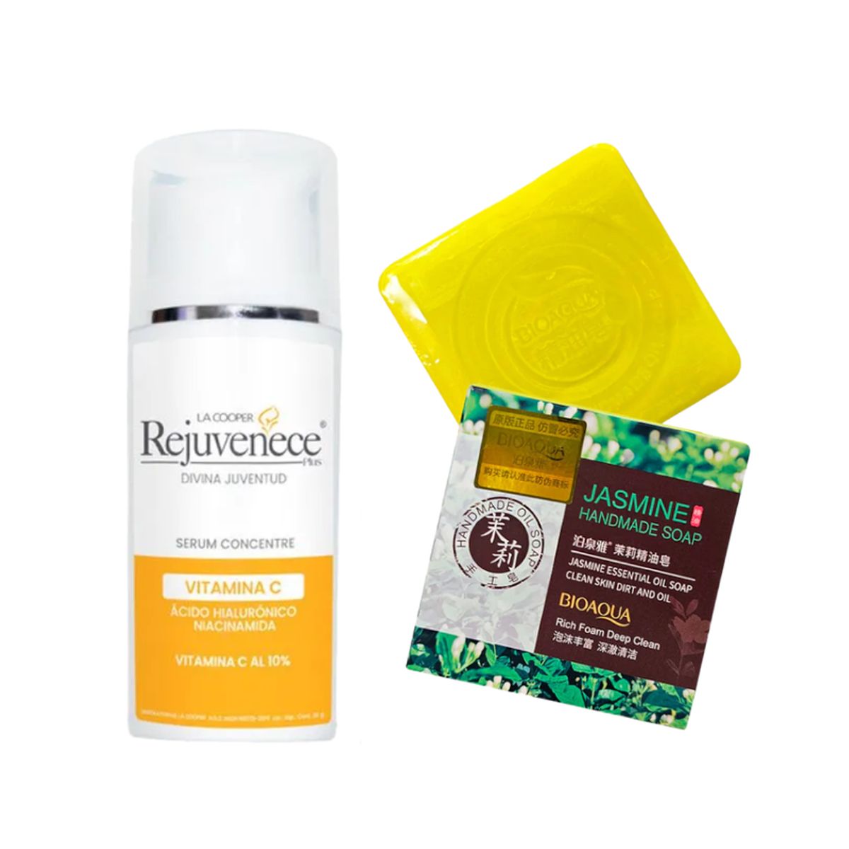 GENERICO - Serum Facial Concentre Vitamina C + Jabón Natural de Jazmines