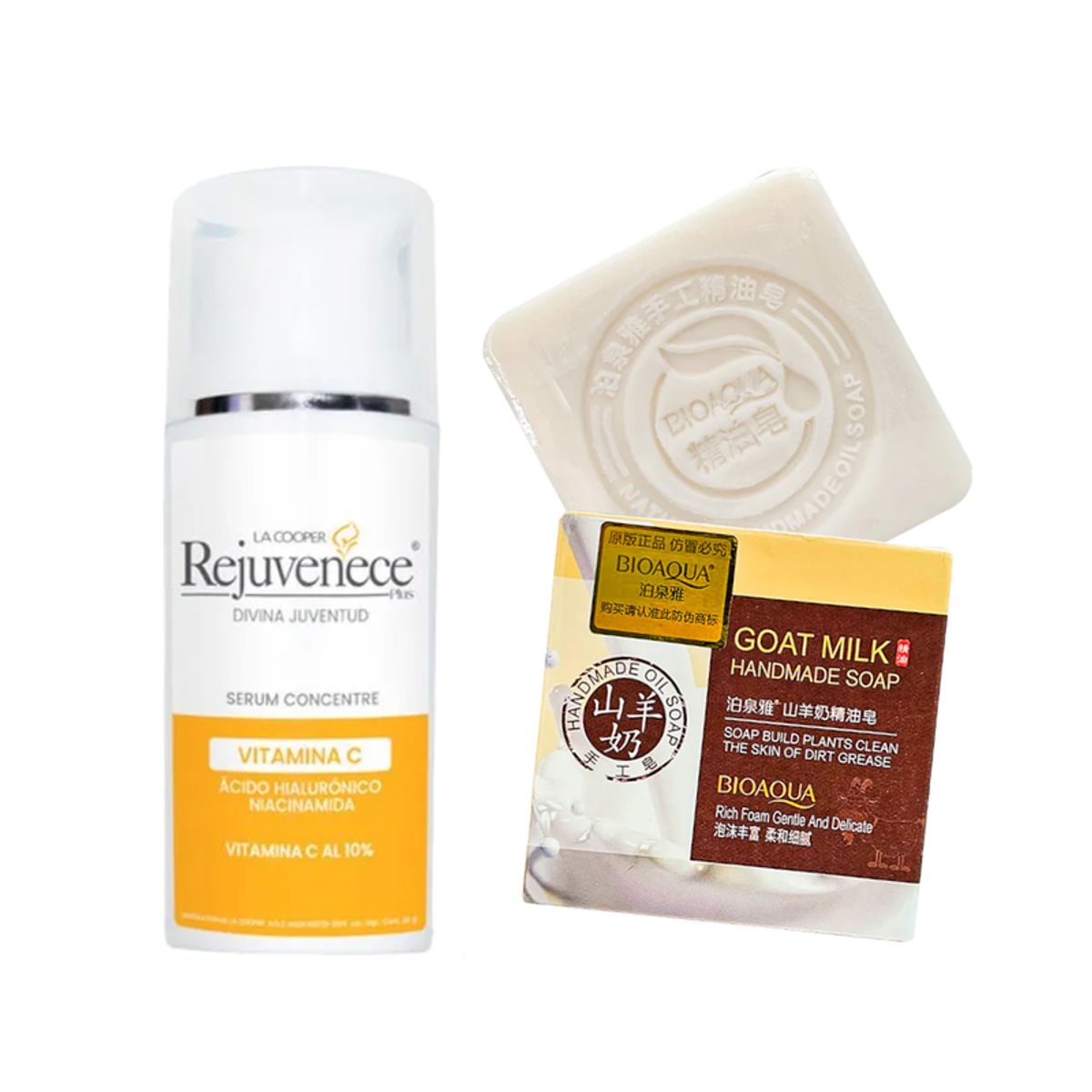 GENERICO - Serum Facial Concentre Vitamina C + Jabón de Leche de Cabra