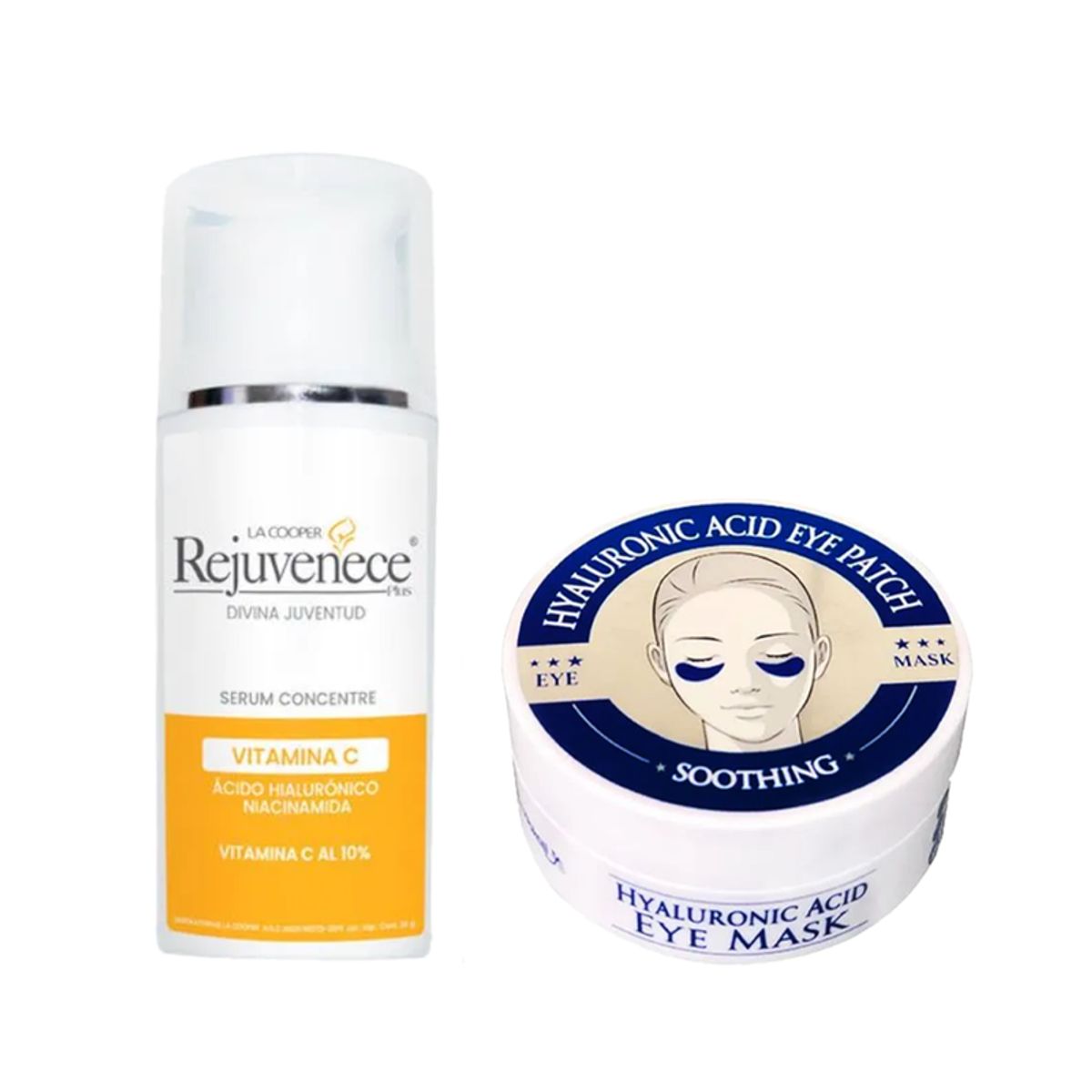 GENERICO - Serum Facial Concentre Vitamina C + Parches de Ojos AH