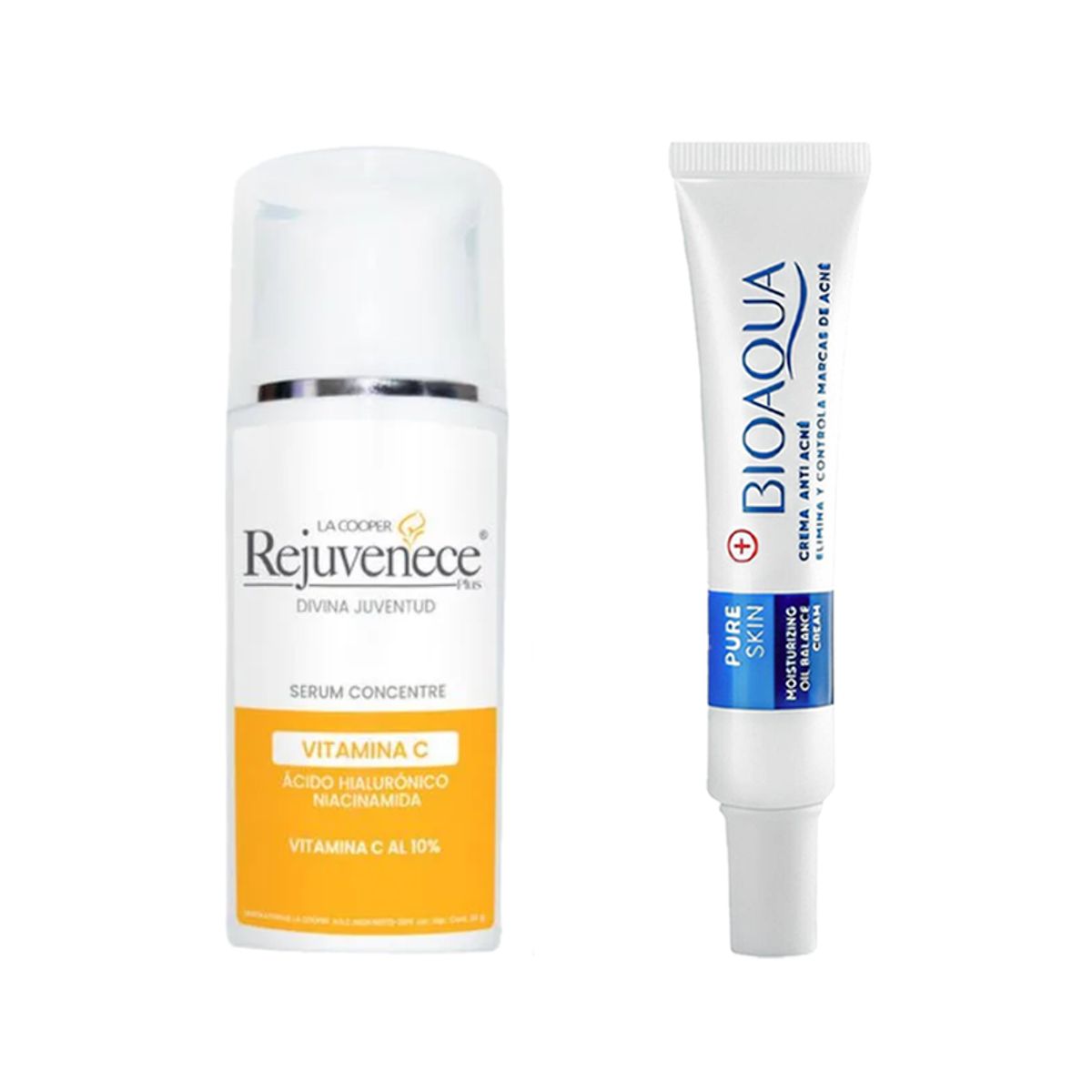 GENERICO - Serum Facial Concentre Vitamina C + Crema Eliminadora de Acné