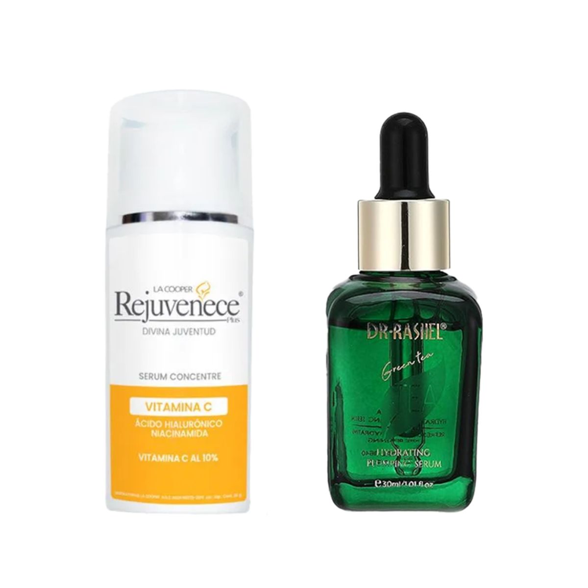 GENERICO - Serum Facial Concentre Vitamina C + Serum Suavizante Té Verde