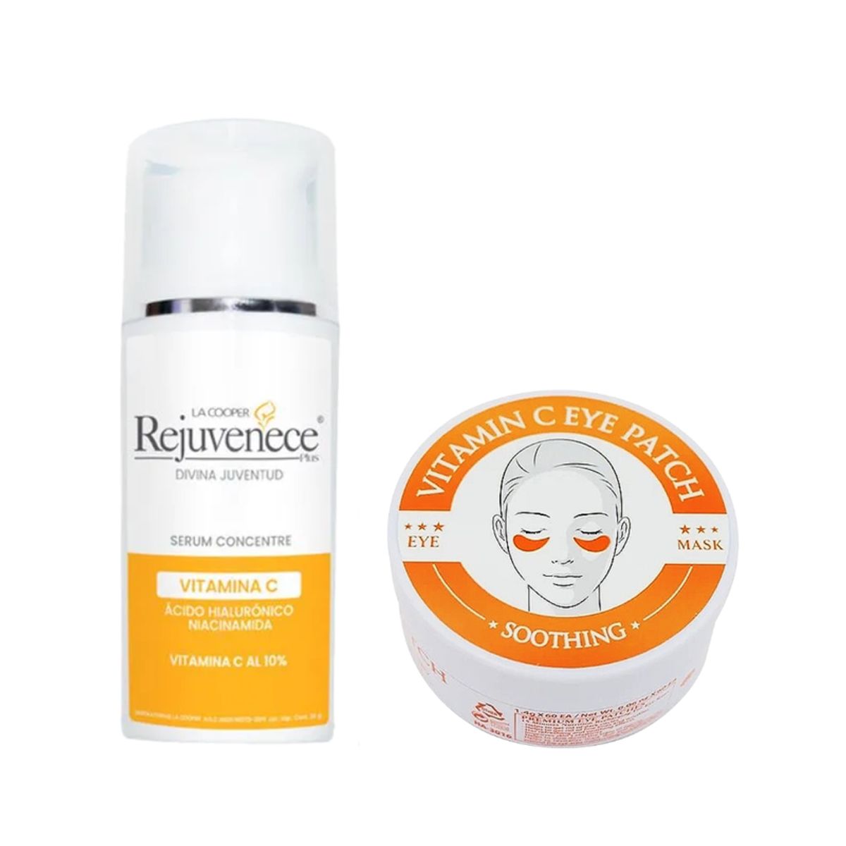 GENERICO - Serum Facial Concentre Vitamina C + Parches de Ojos Vitamina C