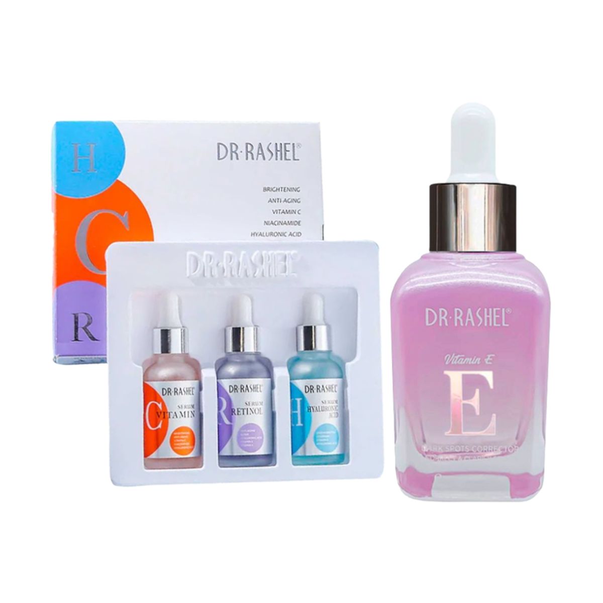 GENERICO - Pack Serum Facial 3 en 1 + Suero Corrector de Manchas