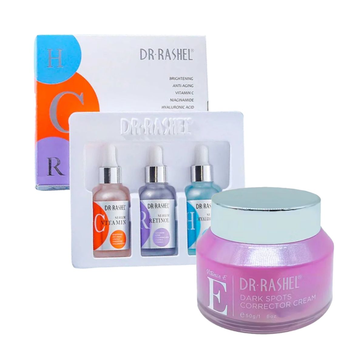 GENERICO - Pack Serum Facial 3 en 1 + Crema Correctora De Manchas