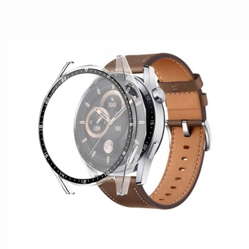 GENERICO - Bumper o Cover Para Huawei GT3 Pro 46mm - Clear