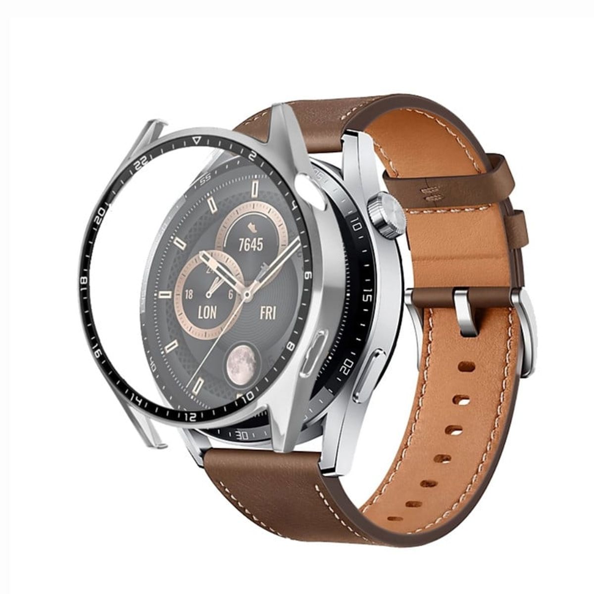 GENERICO - Bumper o Cover Para Huawei GT2 46mm - Plata