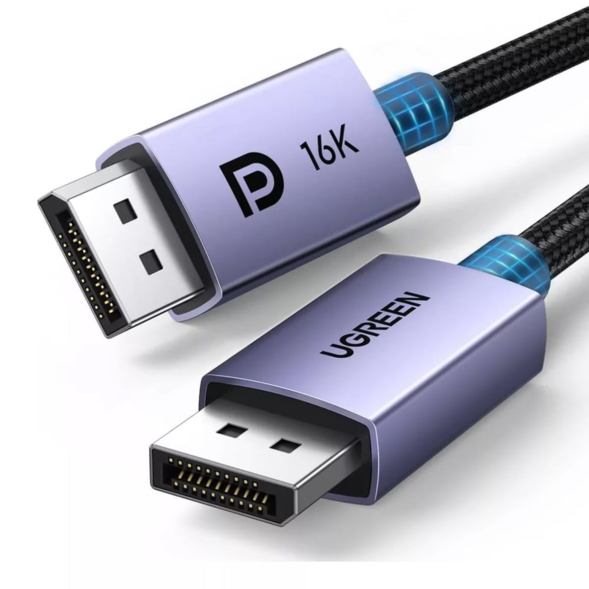 UGREEN - Cable Displayport Dp 2.1 16K UGREEN 240 Hz 80 Gbps 3 Metros HDR