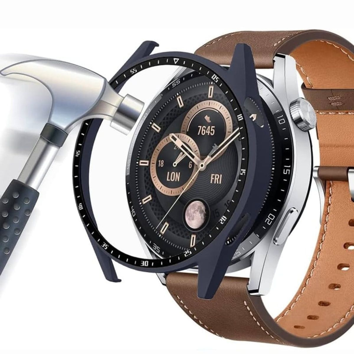 GENERICO - Bumper o Cover Para Huawei GT3 Pro 46mm - Azul