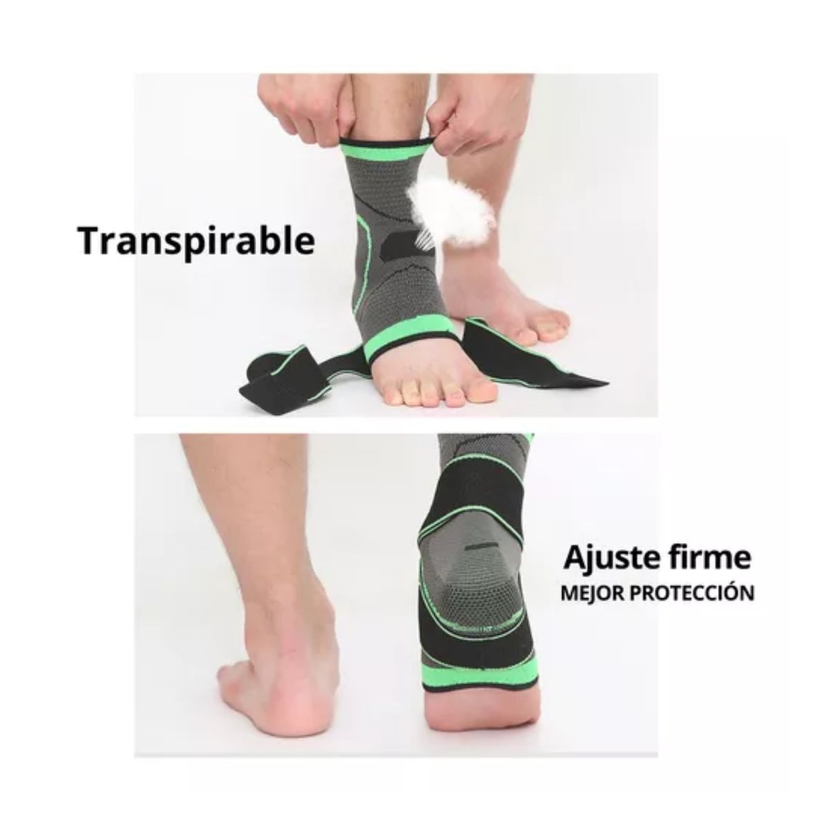 GENERICO - Tobillera Deportiva de Compresión para Pies o Rehabilitación