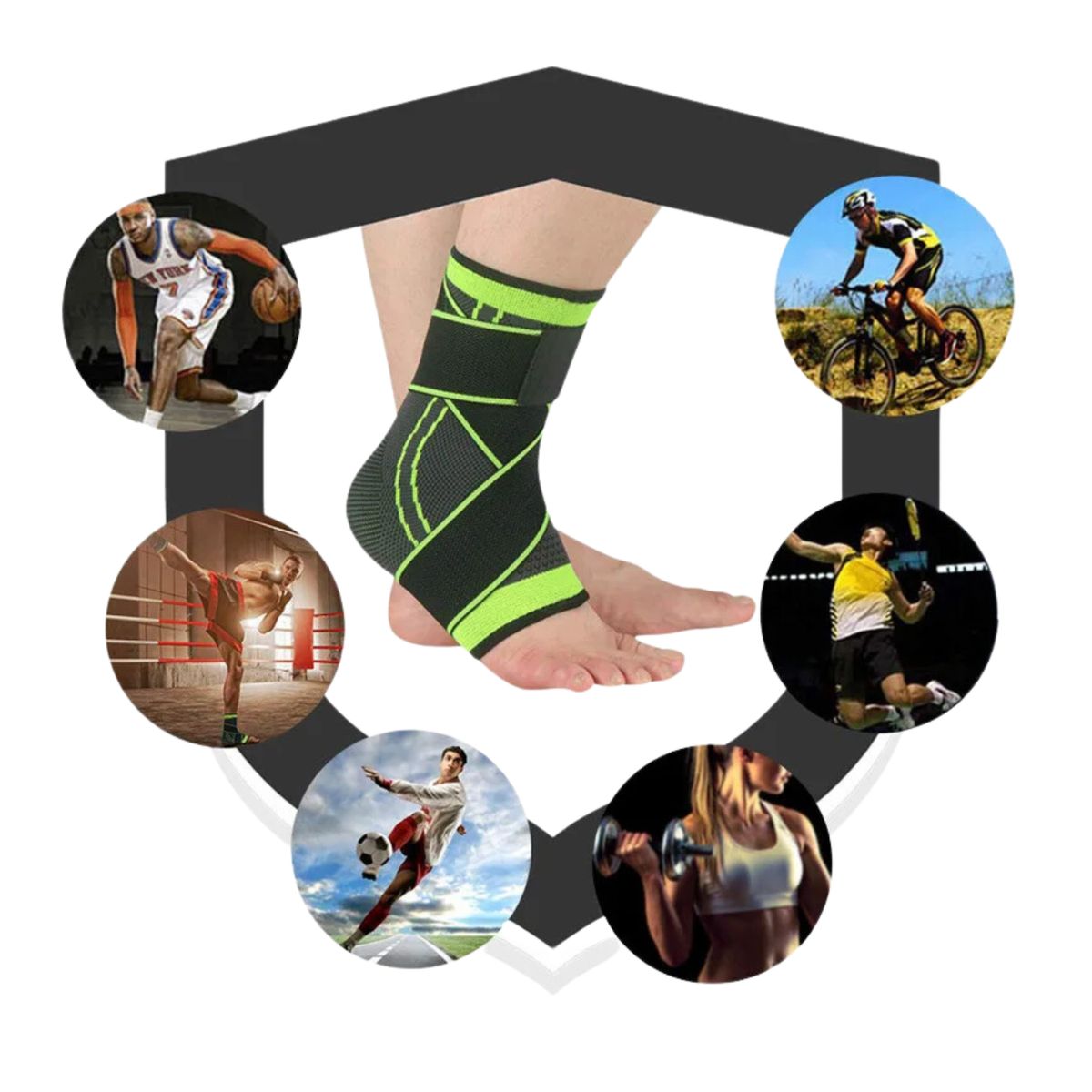 IMPORTADO MC - Tobillera Deportiva Ortopédica de Protección para Pies