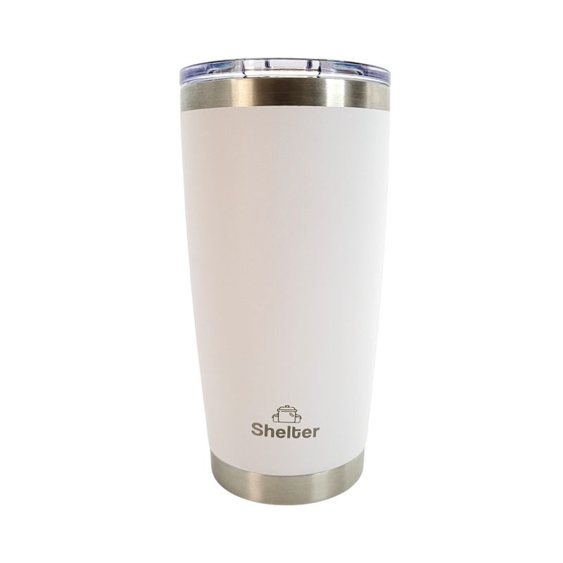 SHELTER - Shelter Tumbler White 590ml 20oz de Acero Inoxidable
