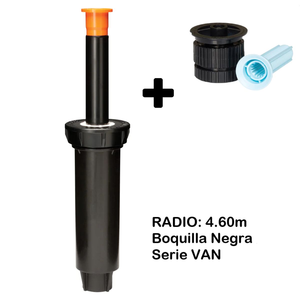 RAINBIRD - ASPERSOR - ROCIADOR EMERGENTE SERIE 1804 DE 1-2, R=4.60m