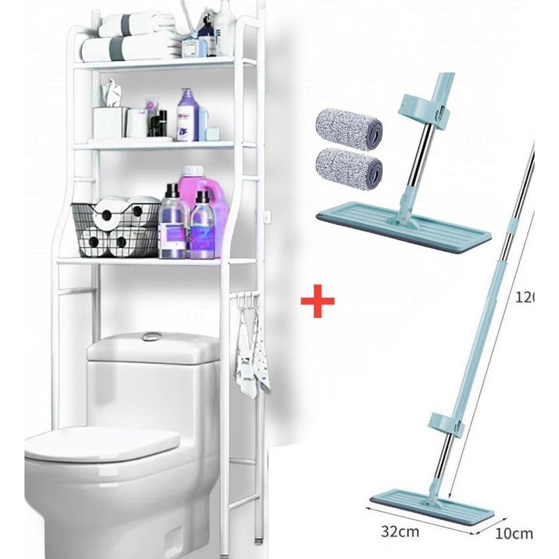 GENERICO - Organizador de Baño 3 niveles + Trapeador 360º