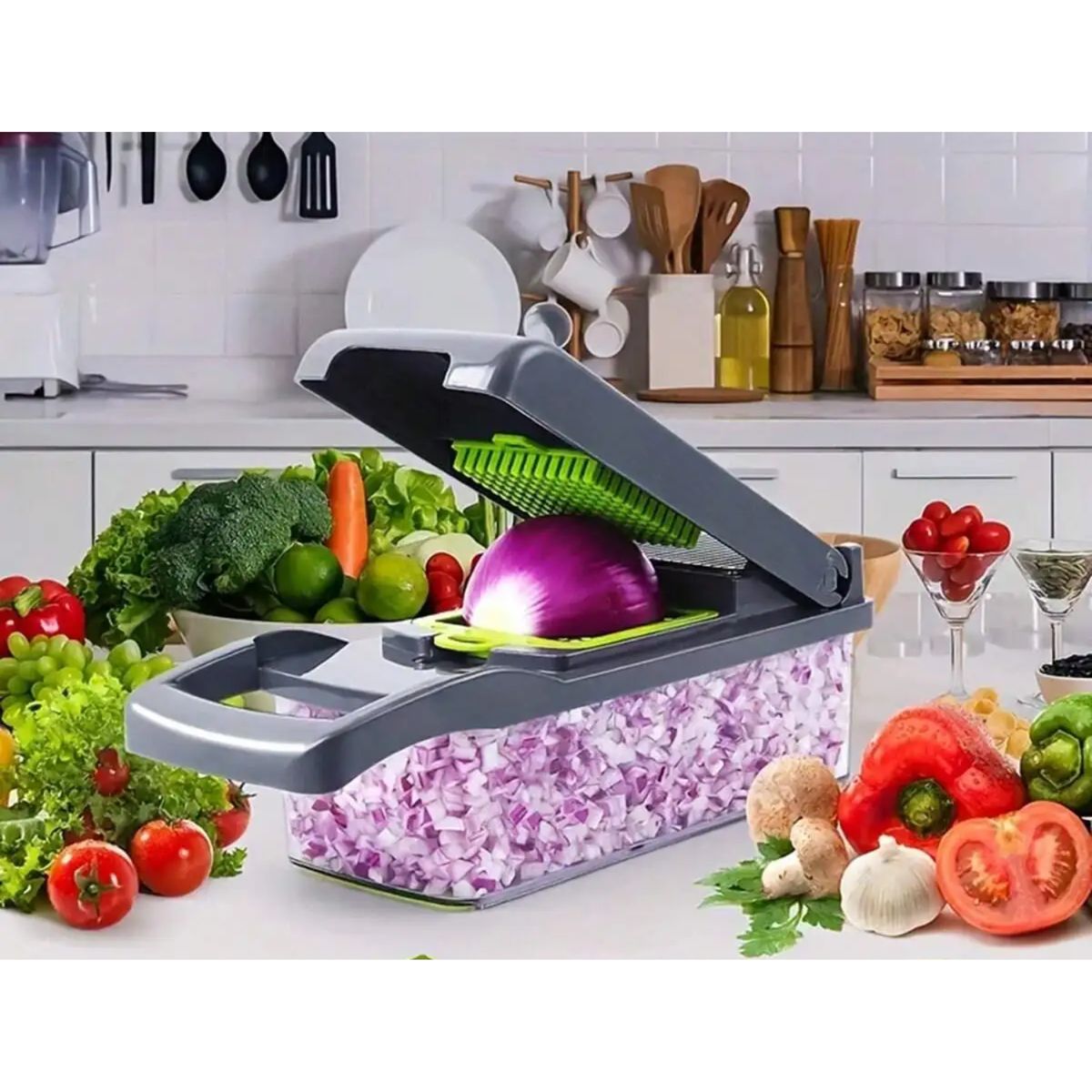 OEM - Picador Rallador de verduras y frutas fácil de usar