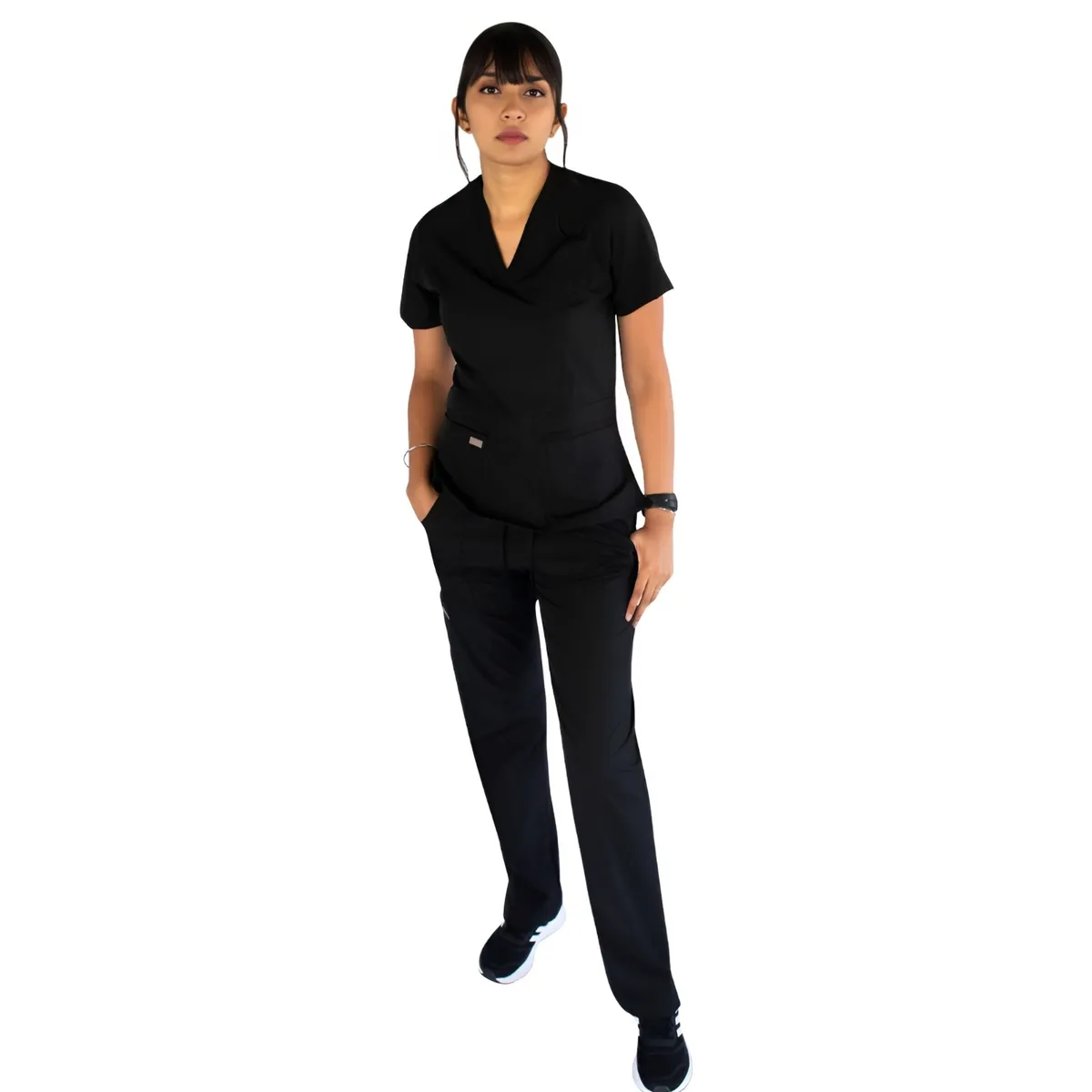 TWELVE - Twelve - conjunto médico scrub Chloe - Negro